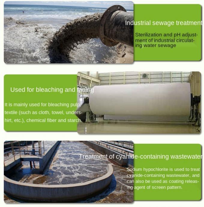مياه الصرف الصحي الصناعية التبييض والتطهير مزيل العرق هيبوكلوريت الصوديوم الصلبة 3