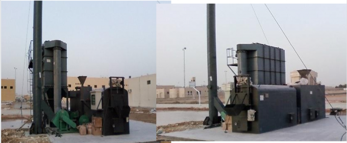 محرقة شاملة لمعالجة الغازات العضوية والفضلات السائلة 12