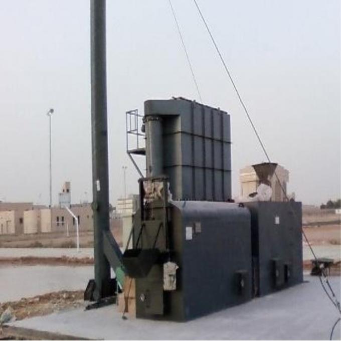 محرقة النفايات الصلبة الخطرة إعادة تدوير القمامة الفرز 220 فولت 0