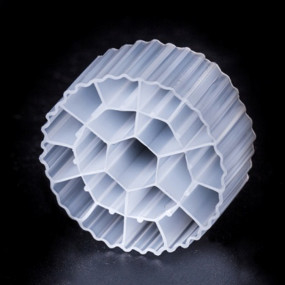 φ25 * 10mm PE متحرك سرير Biofilm Reactor MBBR لمعالجة مياه الصرف الصحي