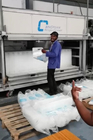 3T آلة تصنيع قوالب الثلج للتبريد المباشر نوع تجاري للثلاجات