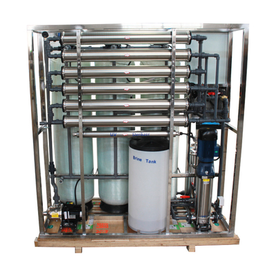 High pure water production 1200L/hour Reverse Osmosis Water system remove 97% salt TDS
