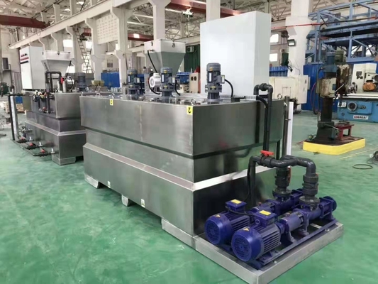 جهاز جرعات المسحوق الكيميائي الجاف 5000L / H لآلات تجفيف الحمأة