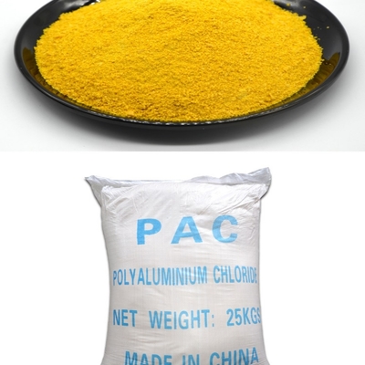 بولي كلوريد الألومنيوم باك 31٪ المواد الكيميائية الخام عالية النقاء Pac Polyaluminium Chloride