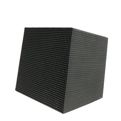 مكعب مكعبخلية النحل Carbon منقي مقاوم للرطوبة لمعالجة غازات العادم