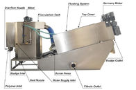 آلة تجفيف الحمأة عالية الفعالية من النوع اللولبي لمعالجة مياه الصرف الصحي